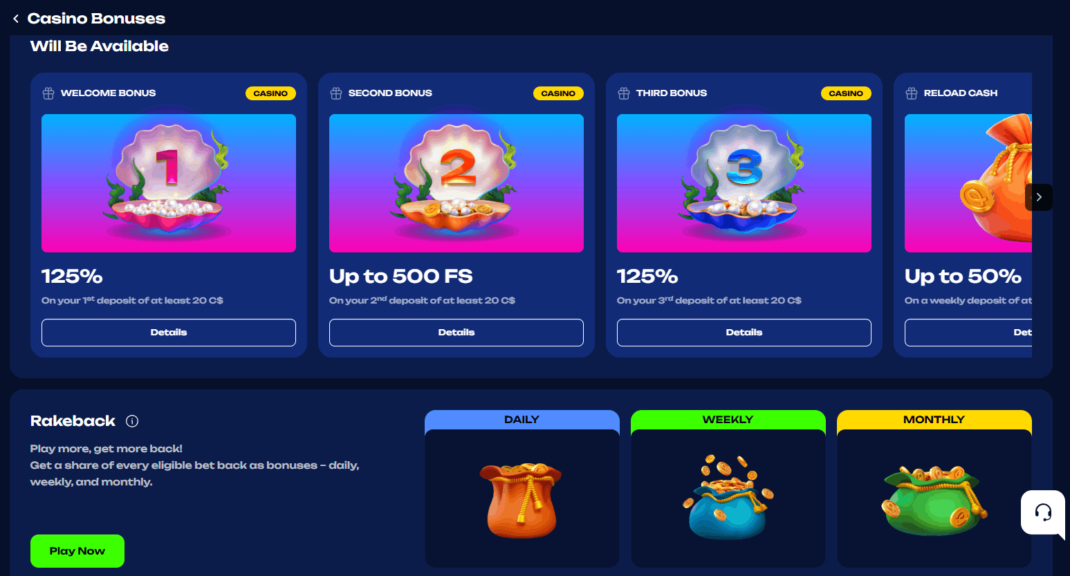 Bônus de Boas-Vindas do Fugu Casino – 250% até €900 + 500 Rodadas Grátis